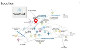 lokasi rumah selangorku shah alam