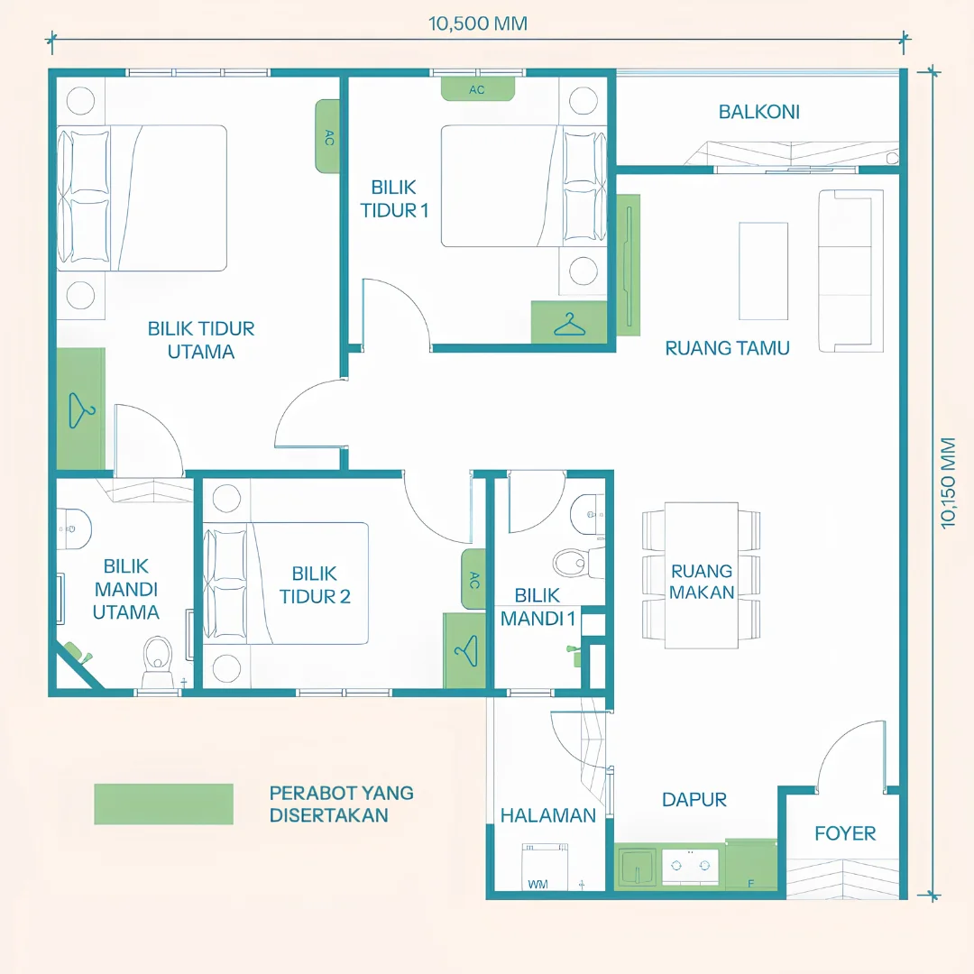 rumah selangorku rawang layout
